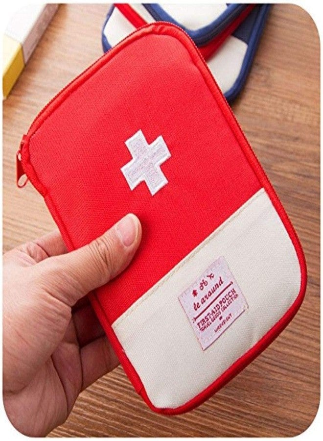 Vroxy Multipurpose Backpacking Camping Cycling Travel Car Survival Pouch Multi-Layer Emergency Hiking Medium First Aid Pouch for Travel Medicine Pouch (1Pcs) - Image 4